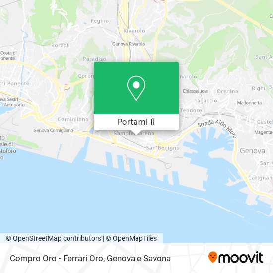 Mappa Compro Oro - Ferrari Oro
