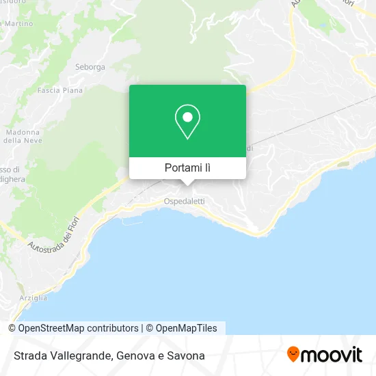 Mappa Strada Vallegrande