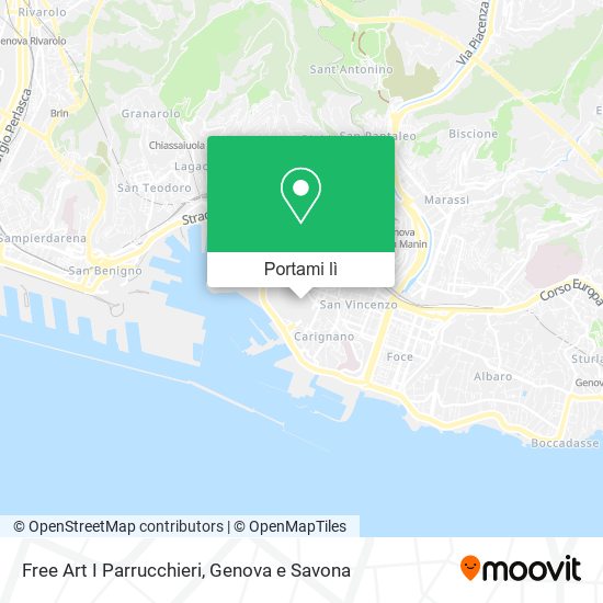 Mappa Free Art I Parrucchieri