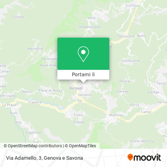 Mappa Via Adamello, 3