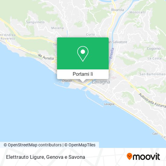 Mappa Elettrauto Ligure