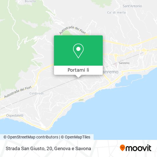 Mappa Strada San Giusto, 20