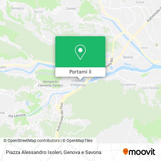 Mappa Piazza Alessandro Isoleri