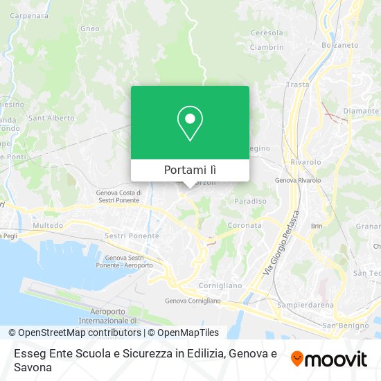 Mappa Esseg Ente Scuola e Sicurezza in Edilizia