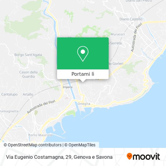 Mappa Via Eugenio Costamagna, 29