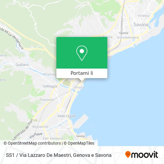 Mappa SS1 / Via Lazzaro De Maestri