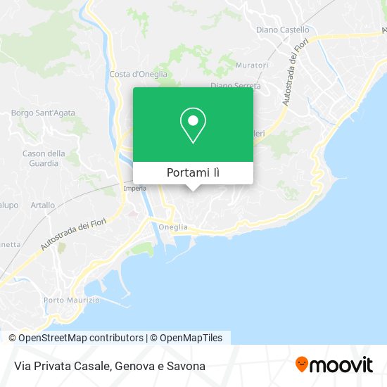 Mappa Via Privata Casale
