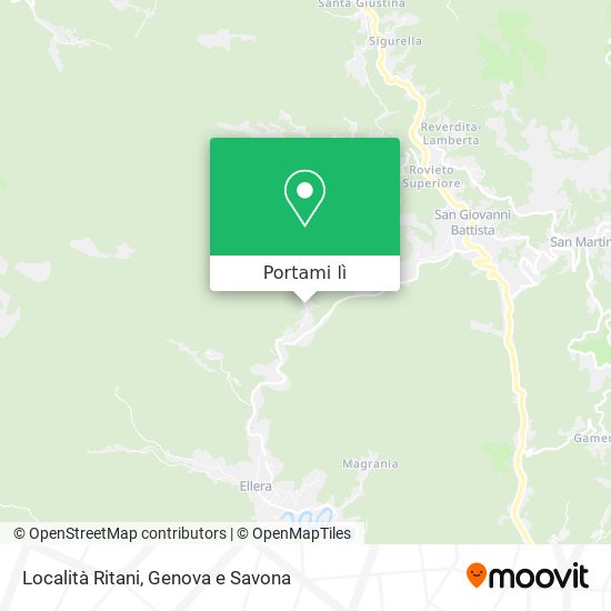 Mappa Località Ritani