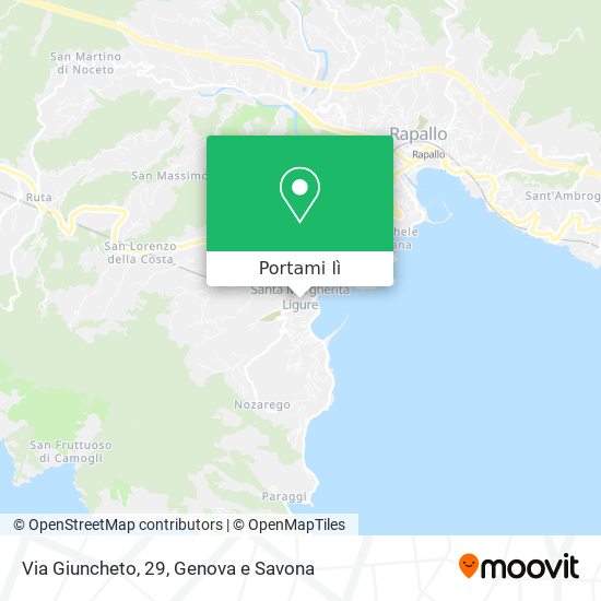 Mappa Via Giuncheto, 29