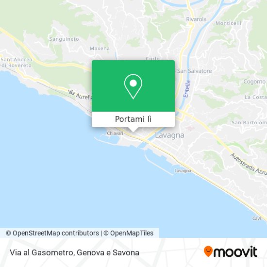 Mappa Via al Gasometro