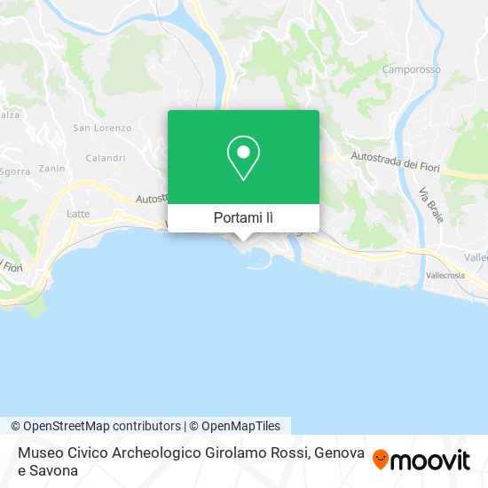 Mappa Museo Civico Archeologico Girolamo Rossi