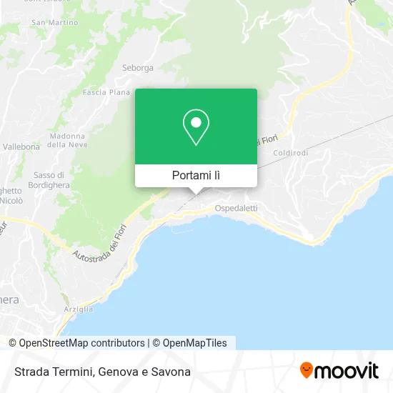 Mappa Strada Termini