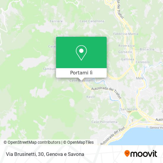 Mappa Via Brusinetti, 30