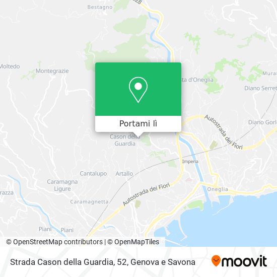 Mappa Strada Cason della Guardia, 52