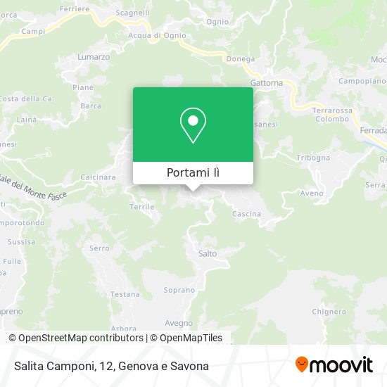 Mappa Salita Camponi, 12