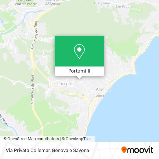 Mappa Via Privata Collemar