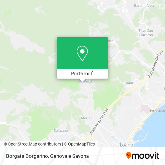 Mappa Borgata Borgarino