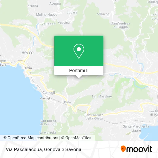 Mappa Via Passalacqua