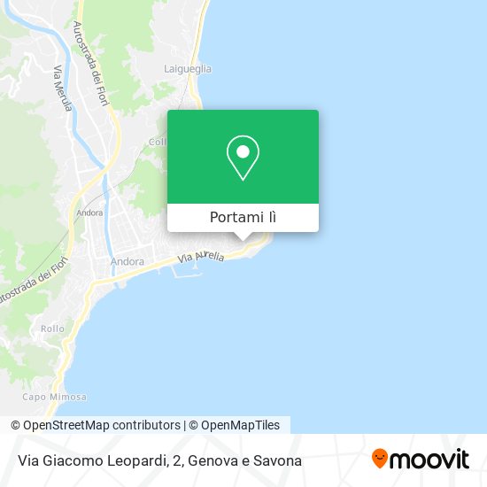 Mappa Via Giacomo Leopardi, 2