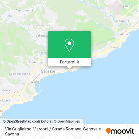 Mappa Via Guglielmo Marconi / Strada Romana