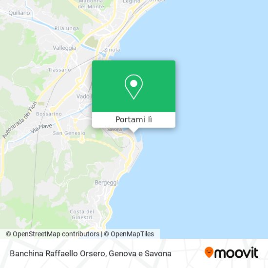 Mappa Banchina Raffaello Orsero