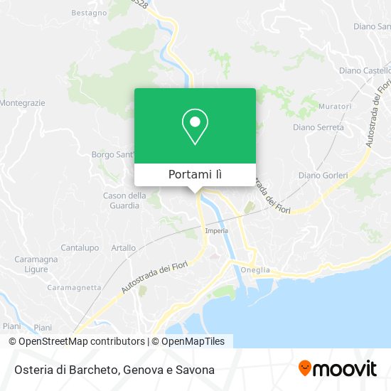 Mappa Osteria di Barcheto