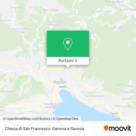 Mappa Chiesa di San Francesco
