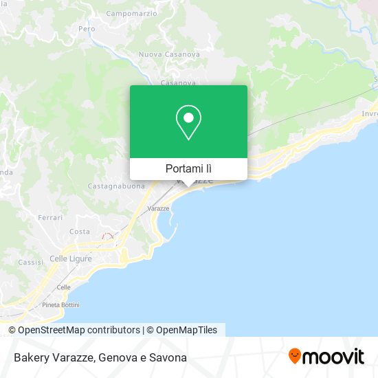 Mappa Bakery Varazze
