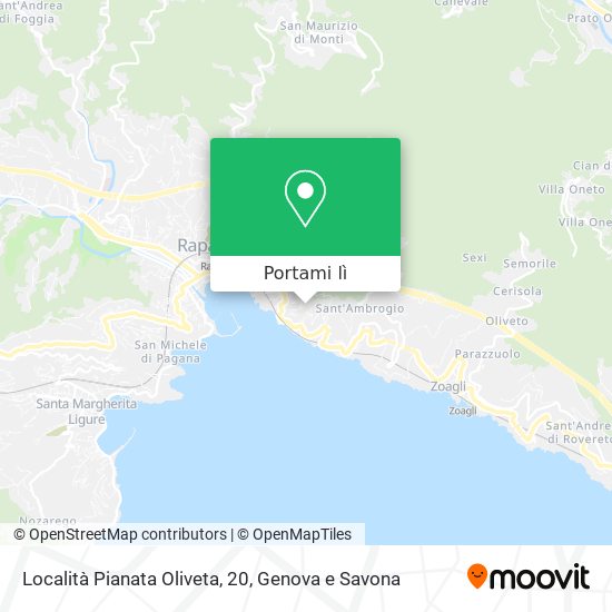 Mappa Località Pianata Oliveta, 20