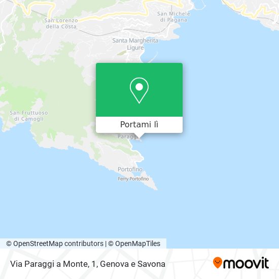 Mappa Via Paraggi a Monte, 1