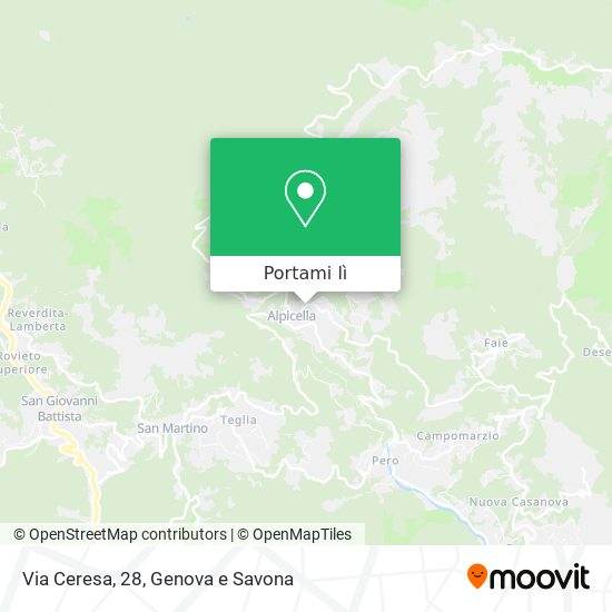 Mappa Via Ceresa, 28