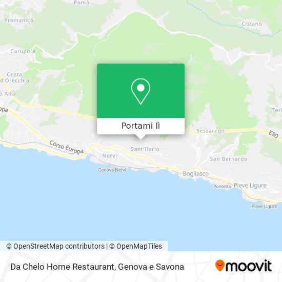 Mappa Da Chelo Home Restaurant