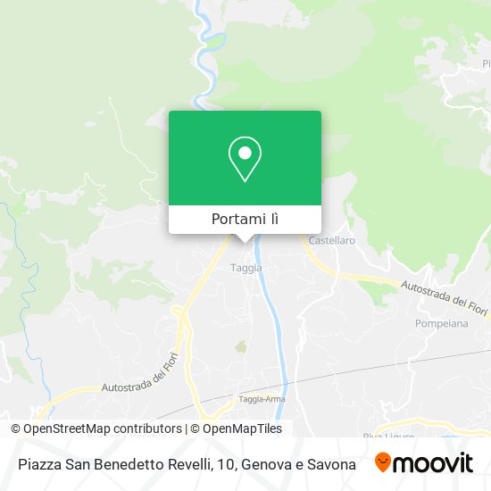 Mappa Piazza San Benedetto Revelli, 10