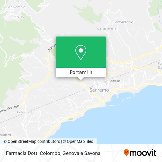 Mappa Farmacia Dott. Colombo