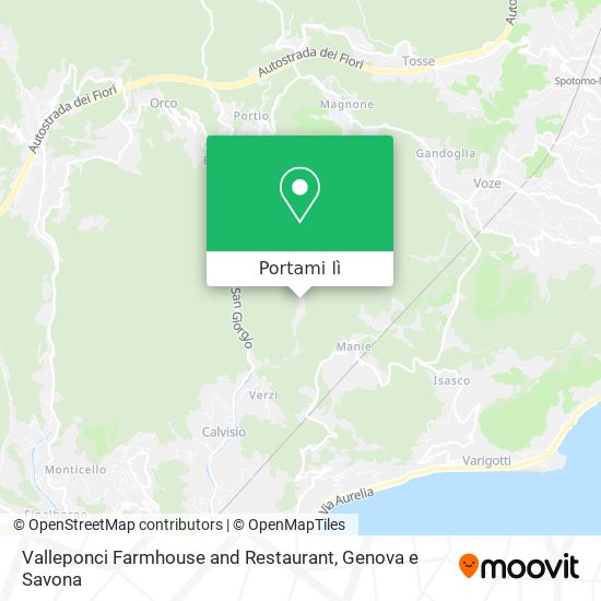 Mappa Valleponci Farmhouse and Restaurant