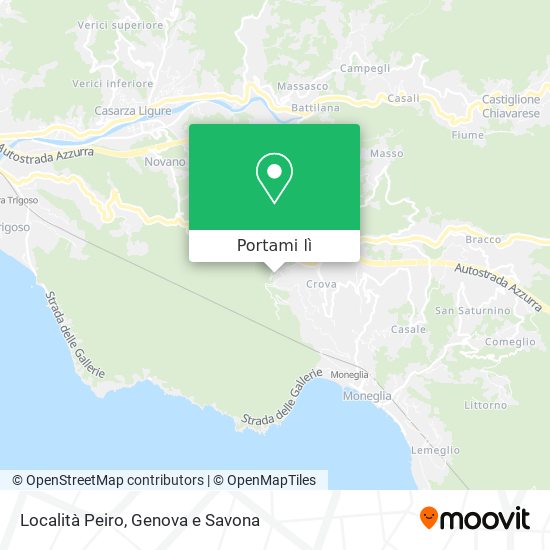 Mappa Località Peiro