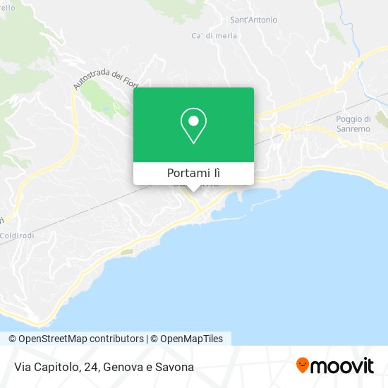 Mappa Via Capitolo, 24