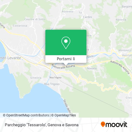 Mappa Parcheggio 'Tessarolo'