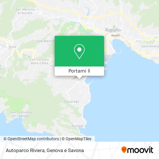 Mappa Autoparco Riviera