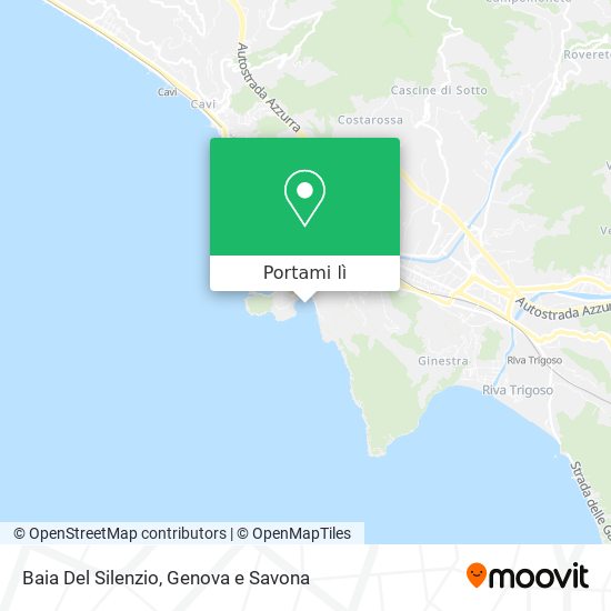 Mappa Baia Del Silenzio