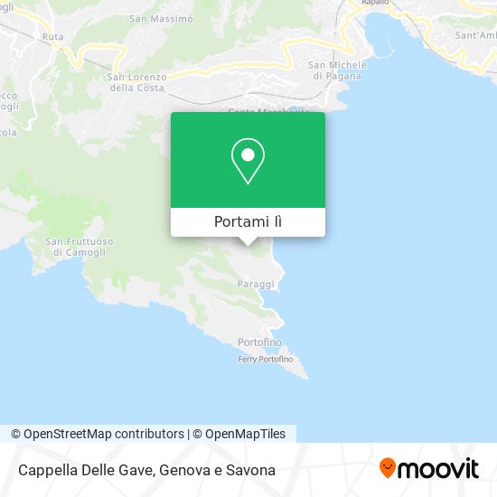 Mappa Cappella Delle Gave