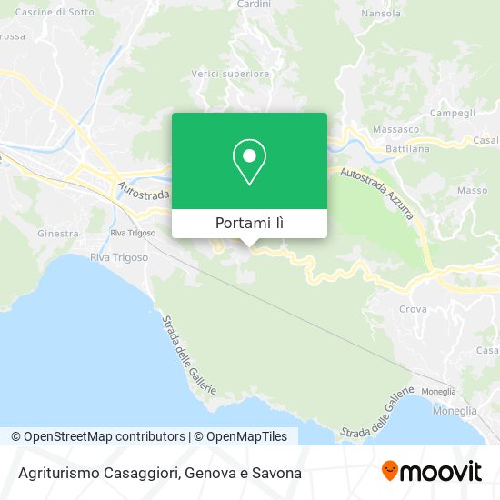 Mappa Agriturismo Casaggiori