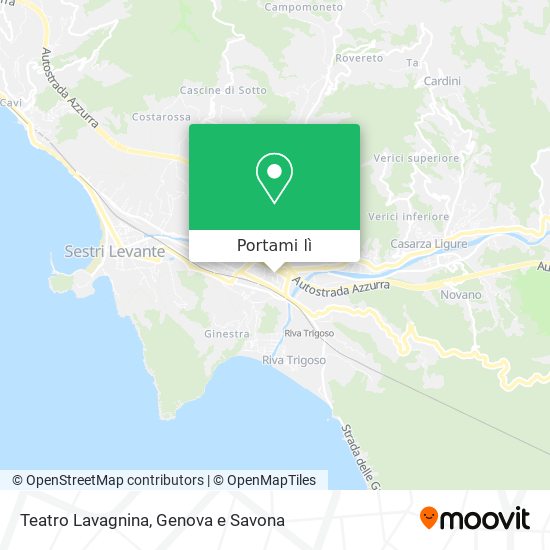 Mappa Teatro Lavagnina