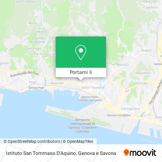 Mappa Istituto San Tommaso D'Aquino