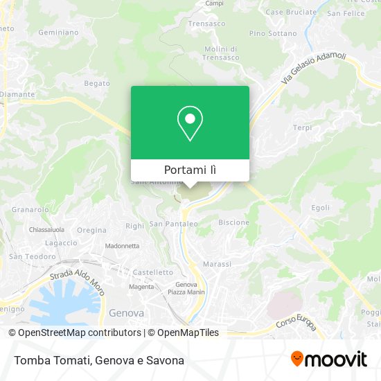 Mappa Tomba Tomati