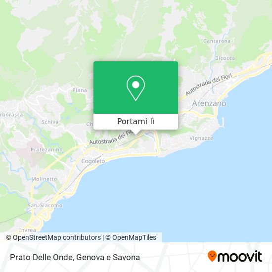 Mappa Prato Delle Onde