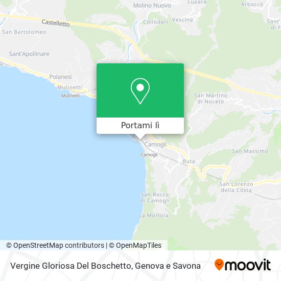 Mappa Vergine Gloriosa Del Boschetto