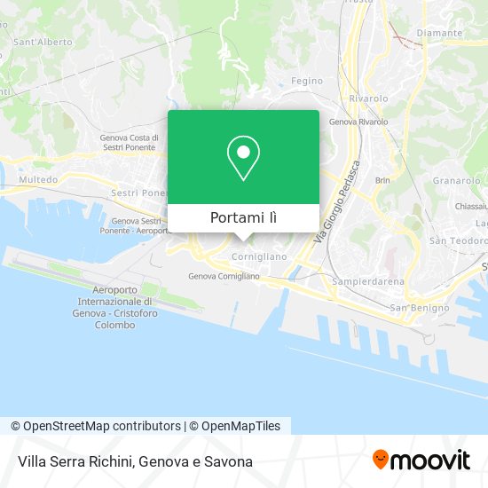 Mappa Villa Serra Richini