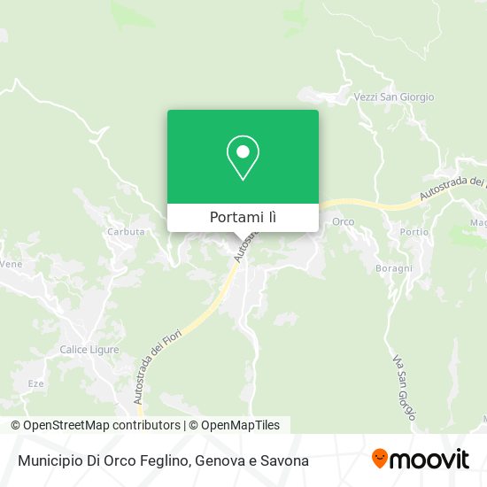 Mappa Municipio Di Orco Feglino