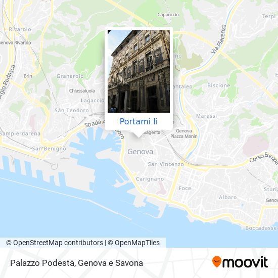 Mappa Palazzo Podestà